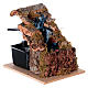 Waterfall with three steps for Nativity scene, Neapolitan style 10x10x5 cm s3