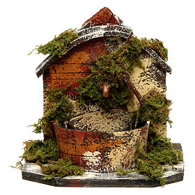 Fontana presepe con pompa 15x10x10 cm