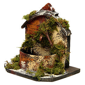 Fontana presepe con pompa 15x10x10 cm