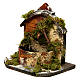 Brick Fountain with Moss and Pump 15x10x10 cm s2