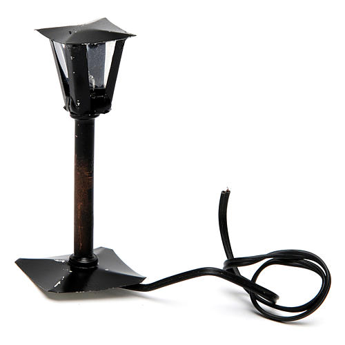 Lampião de rua com lanterna bricolagem presépio 8 cm - 12V 2