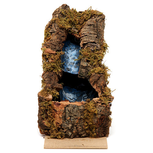 Cascada 2 níveis 15x10x20 cm presépio napolitano 1