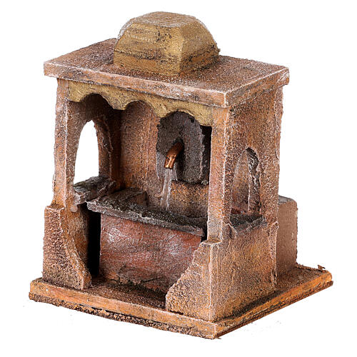 Electric fountain with dome for nativity scene, 20x15x15 cm 2
