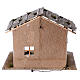 Nativity Stable, Koblitz model in wood with fire light effect, for 13-15 cm nativity s4