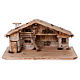 Nativity Stable, Titisee model, in wood for 12-16 cm nativity s1