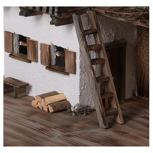 Stajenka model Bogen, z drewna, do szopki 11-15 cm 2
