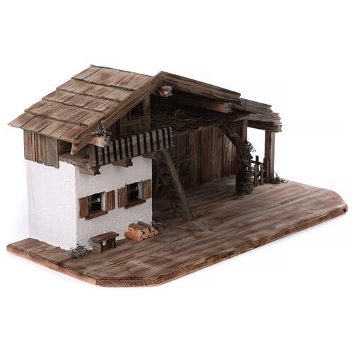 Stajenka model Bogen, z drewna, do szopki 11-15 cm 4