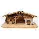 Flos stable in wood for Nativity Scene 10-12 cm s1