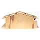 Nativity stable, Flos model, in wood for 10-12 cm nativity s6