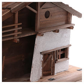 STOCK Stalla in legno per presepe 40-50 cm