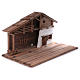 STOCK Stalla in legno per presepe 40-50 cm s5