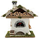 Alpine-style oven with 230V light 22x20x22 cm for 8-10cm Nativity Scene comes in assorted models. s6