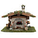 Oven for nativity scene 8-10 cm, alpine style with lighting 230V 22x20x22 cm comes in assorted models. s4