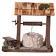 Well with wooden roof, for 12-15 cm nativity s3