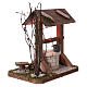 Water well under wood roof with branch, for 12-15 cm nativity s2