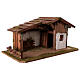 Cabane style scandinave mangeoire étable 29x59x30 cm crèche 13 cm s3