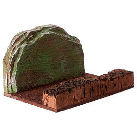 Strada rettilineo con roccia presepe 12 cm