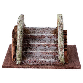 Scala sughero per presepe 10 cm 8x15x10