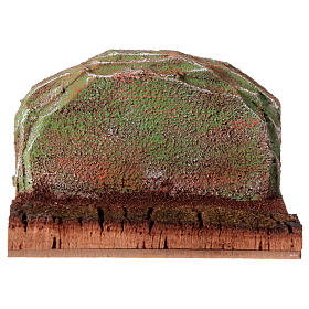 Tratto strada rettilineo roccia presepe 10 cm 9x15x10