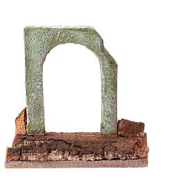 Strada con roccia arco presepe 12 cm