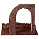 Stretch of road with rock and arch for Nativity Scene 10 cm s3