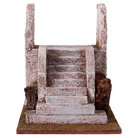 Steintreppe für Krippenfiguren von 12cm 14.5x12x18cm