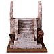 Steintreppe für Krippenfiguren von 12cm 14.5x12x18cm s1