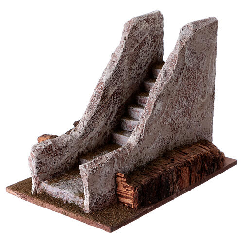 Schody do szopki dla pasterzy 12 cm, 13,5x12x18 2