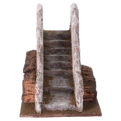 Staircase for shepherds 13.5x12x18 cm, for 12 cm nativity 1