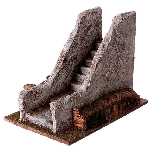 Staircase for shepherds 13.5x12x18 cm, for 12 cm nativity 2