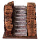 Rustic staircase 10x12x13cm, for 12 cm nativity s1