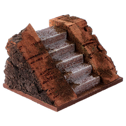 Miniature staircase figurine 6x12x13 cm, for 12 cm nativity 3