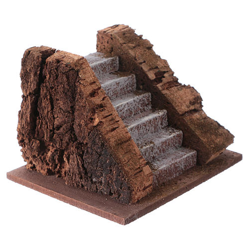 Treppe für Krippenfiguren von 12cm 8x12x10cm 3