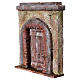 Facade with central door for 10cm figurines s2