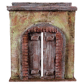Facade with central door for 12cm figurines
