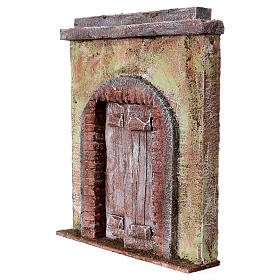 Facciata con porta centrale per statue da 12 cm