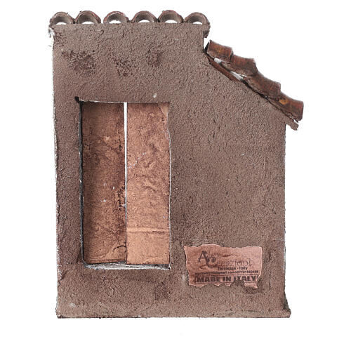 House facade with right door and stairs, for 10 cm nativity 4