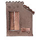 House facade with right door and stairs, for 10 cm nativity s4