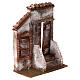 Façade avec escalier porte centrale pour santons de 12 cm s2