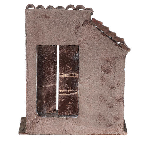 Facade of a House with door stairs, for 12 cm nativity 4