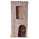 Facade with balcony, door and half arch for 10cm figurines s4