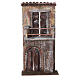 Facade with balcony, door and half arch for 12cm figurines s1