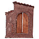 Building left door with right window, 10 cm nativity s3