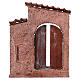 Fachada de casa com janela e porta ambientação para presépio com figuras altura média 12 cm  s3