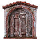 Arched facade with central door for 10cm figurines s1
