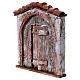 Arched facade with central door for 10cm figurines s2