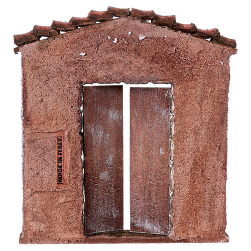 Arched facade with central door for 12cm figurines 3