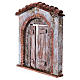 Arched facade with central door for 12cm figurines s2