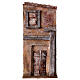 Hausfassade mit Tür und Säule 32x15x5cm für Krippen von 9cm s1