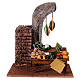 Ambientazione fruttivendolo con ortaggi 16x15x10 cm per presepi di 10 cm s1